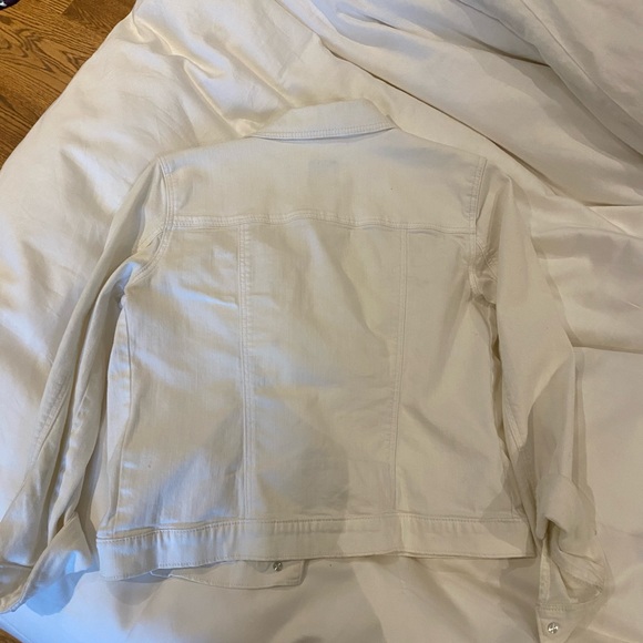 white jean jacket - Picture 2 of 3